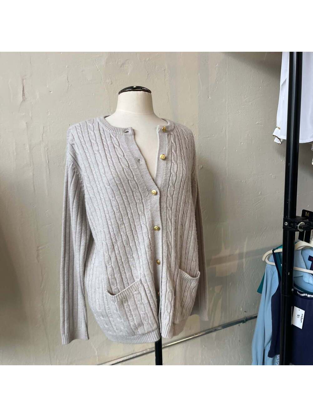Tan Cardigan (L)